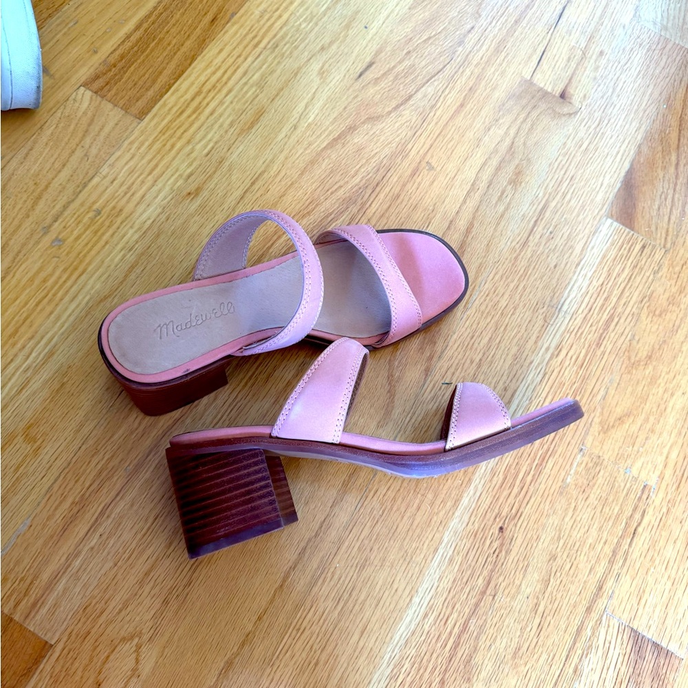 Madewell pink sandals never worn